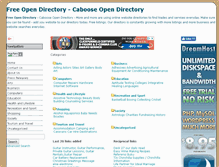 Tablet Screenshot of cabooseopendirectory.com